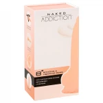 Naked Addiction Rotating 8 - forgó vibrátor (20 cm, testszínű)