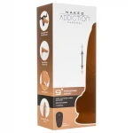 Naked Addiction Thrusting 9 - lökő vibrátor - sötét (23 cm)