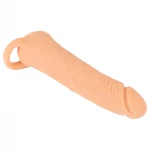 Nature Skin - 2in1 műpunci és péniszköpeny - 23 cm (testszínű)