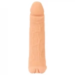 Nature Skin - 2in1 műpunci és péniszköpeny - 23 cm (testszínű)