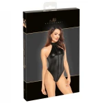 Noir - fényes nyakpántos body (fekete)