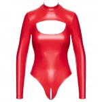 Noir - fényes hatású body (piros)