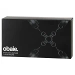 Obaie - műbőr csukló- és bokabilincs szett (fekete)