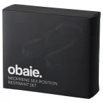 Obaie - neoprén pozíciótartó heveder (fekete)