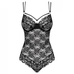 Obsessive 860-TED-1 - szuper szexi csipke body (fekete)