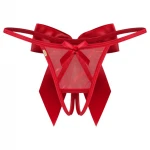 Obsessive Gifty - nyitott tanga (piros)