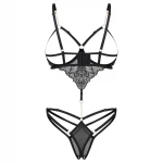 Obsessive Matildea - nyitott body (fekete)