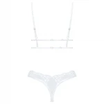 Obsessive Set Heavenlly - csipkés melltartó szett (fehér)