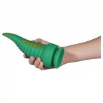 OgazR Octopuss - polipkar dildó - 21 cm (zöld-sárga)