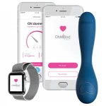 OhMiBod Bluemotion Nex 2 - app-vezérelt G-pont vibrátor (kék)