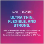 ONE Flex - grafén anyagú óvszer (10 db)