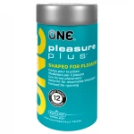 ONE Pleasure Plus - belső bordázatú óvszer (12 db)