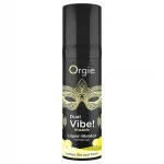 Orgie Dual Vibe - folyékony vibrátor Gin Tonic ízben (15 ml)