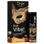 Orgie Dual Vibe - folyékony vibrátor , Sex on the Beach (15 ml)