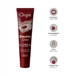 Orgie Electric Oral - bizsergető ajakfény orális szexhez, eper (10 ml)