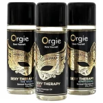 Orgie Sexy Therapy - érzéki masszázsolaj szett (3 × 30 ml)