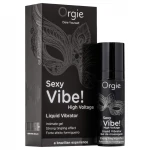 Orgie Sexy Vibe High Voltage - unisex folyékony vibrátor (15 ml)