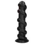 Ouch! Hole Driller - óriás anál plug (fekete) - 31,5 cm