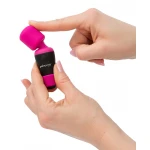 PalmPower Pocket Wand - mini masszírozó vibrátor (pink-fekete)