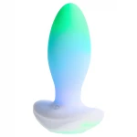 Paradise Illumination - világító vibrációs anál plug (fehér)