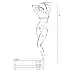 Passion BS036 - rózsás, nyitott, piros overál (S-L)