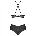 Passion Eco Kerria - csipke bikini szett (fekete)