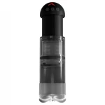 PDX Elite Extender Pro - akkus, szívó-rezgő maszturbátor (fekete)