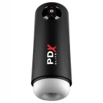 PDX Elite Moto Milker - akkus lökő-vibrációs maszturbátor (fekete)