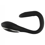 Penis Plug Dilator - fekete akkus, vibrációs húgycső dilátor (1 cm)