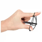 You2Toys Penisplug - szilikon makk-ketrec húgycső dilátorral (fekete)