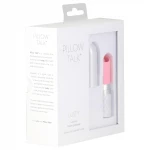 Pillow Talk Lusty - akkus, nyelves rúdvibrátor (fehér-pink)