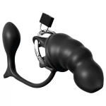 Pipedream Anal Fantasy Elite - anál plug és péniszketrec (fekete)