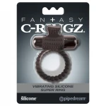 Pipedream Fantasy C-Ringz - vibrációs péniszgyűrű (fekete)