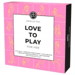 Pleasure Box Love to Play - vibrátor szett - 6 részes (pink-lila)