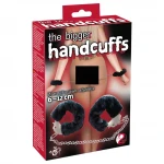 You2Toys - plüss szexbilincs hosszú lánccal (fekete)