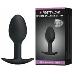 Pretty Love - anál dildó (fekete)