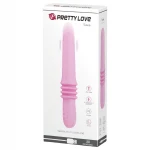 Pretty Love Susie - akkus, vízálló lökő vibrátor (pink)