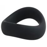 Pulselock Cocktura - csavart szilikon heregyűrű (fekete) - 5cm