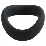 Pulselock Cocktura - csavart szilikon heregyűrű (fekete) - 5cm