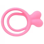 Pulselock Cocktura - nyuszis pénisz- és heregyűrű (pink)