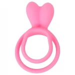 Pulselock Cocktura - nyuszis pénisz- és heregyűrű (pink)