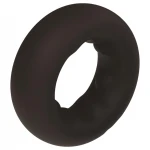 Pulselock Cocktura - pöttyös szilikon péniszgyűrű (fekete) - 27mm