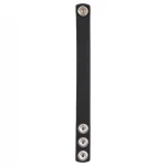 Pulselock Forge - állítható patentos szilikon péniszgyűrű (fekete) - 200mm