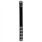 Pulselock Forge - állítható patentos szilikon péniszgyűrű (fekete) - 228mm
