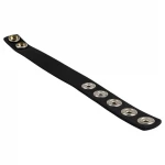 Pulselock Forge - állítható patentos szilikon péniszgyűrű (fekete) - 228mm