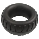 Pulselock Oak - extra vastag szilikon péniszgyűrű (fekete) - 40mm