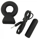 Pulselock Vantr - akkus vibrációs péniszgyűrű (fekete) - 25mm