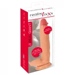 realistixxx Real Giant - extra nagy, herés dildó (testszínű)