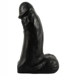 realistixxx Real Giant - herés dildó - 22 cm (fekete)
