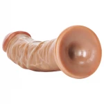 RealRock - realisztikus dildó - 15,5 cm (sötét testszínű)
